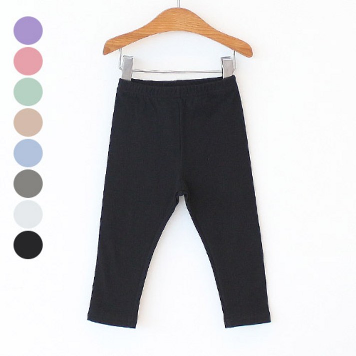 비바스타 시그니처 피치도톰 레깅스 겨울 유아 아동 주니어