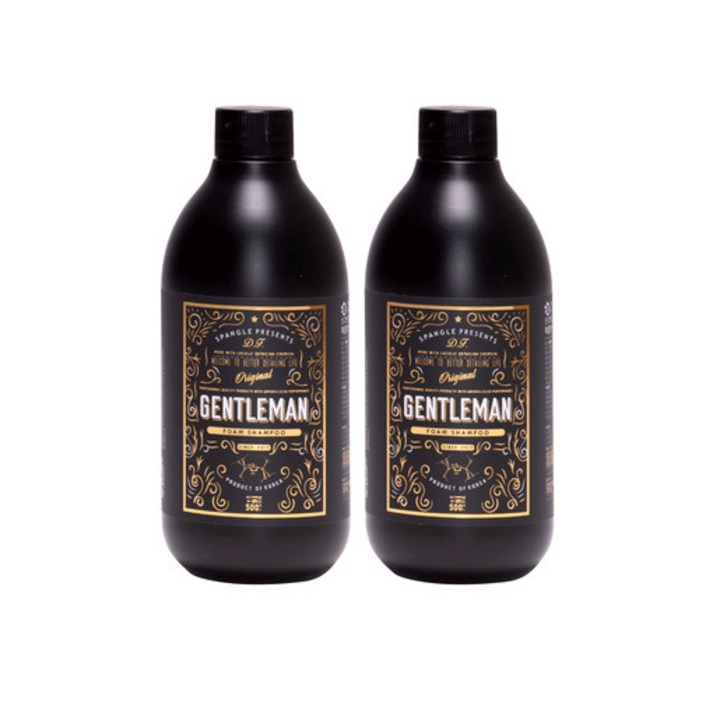 스팽글 스노우폼샴푸젠틀맨 500ml x 2개