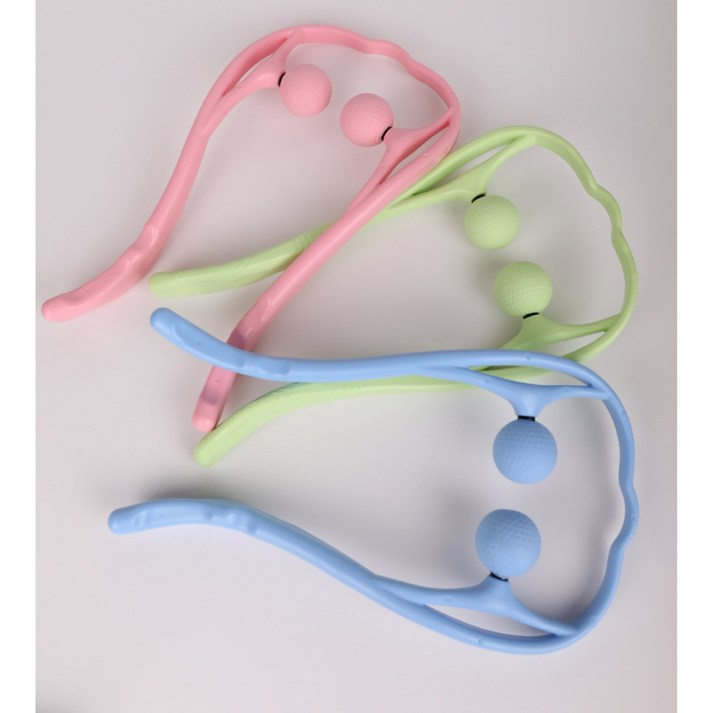 골프공 안마기, 경추 안마기,목 안마기,국내산, 핑크, 1개