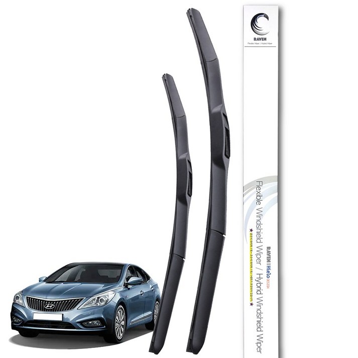 레이븐 그랜저HG 그랜저IG 더뉴 그랜저 GN7 호환 하이브리드 와이퍼 운전석+조수석 세트 650+450, 현대 그랜저HG (11년~16년)