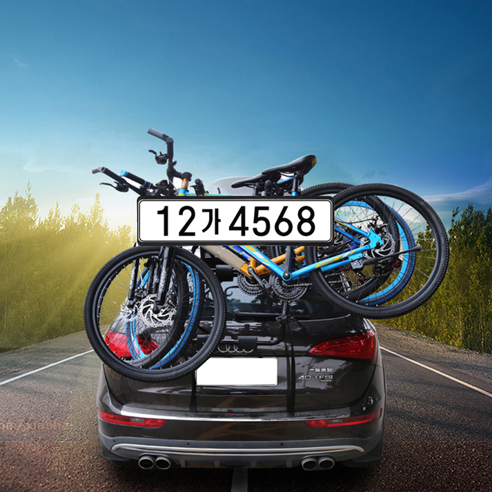 아펙토 후미형 자전거캐리어+번호판 브라켓 20230601