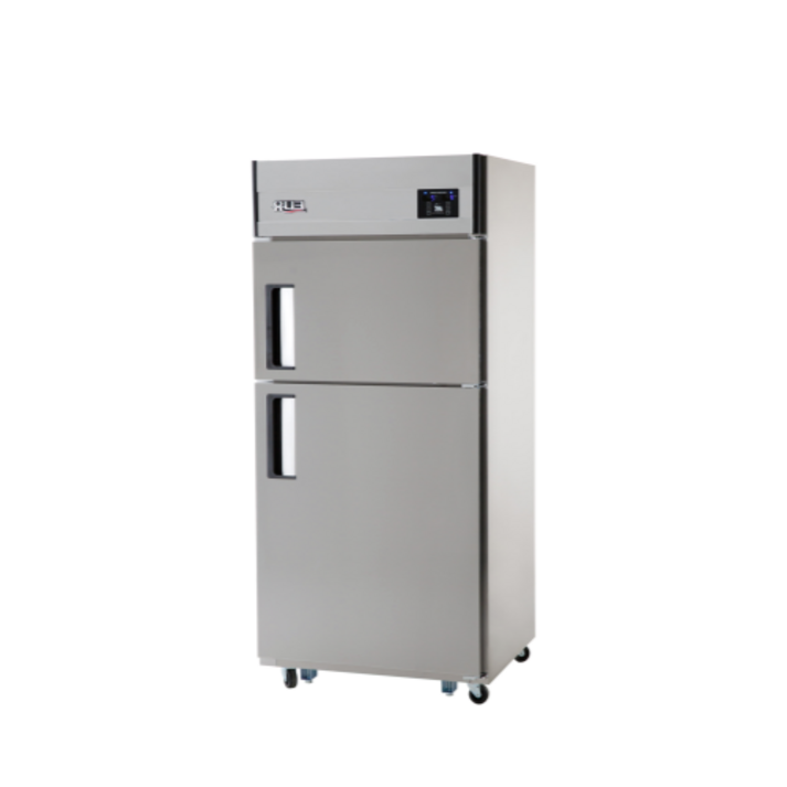 세미빌트인냉장고 [유니크대성] 30BOX-(1/3도어D) 올스텐 기존(냉동1칸/냉장1칸) UDS-30RFDR 디지털 직냉식 업소용냉장고