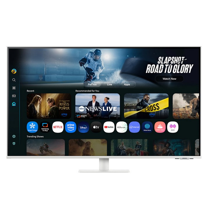 삼성전자 스마트모니터 M7 LS43FM701 107.9cm(43인치) 4K UHD 화이트, LS43FM701, 107.9cm