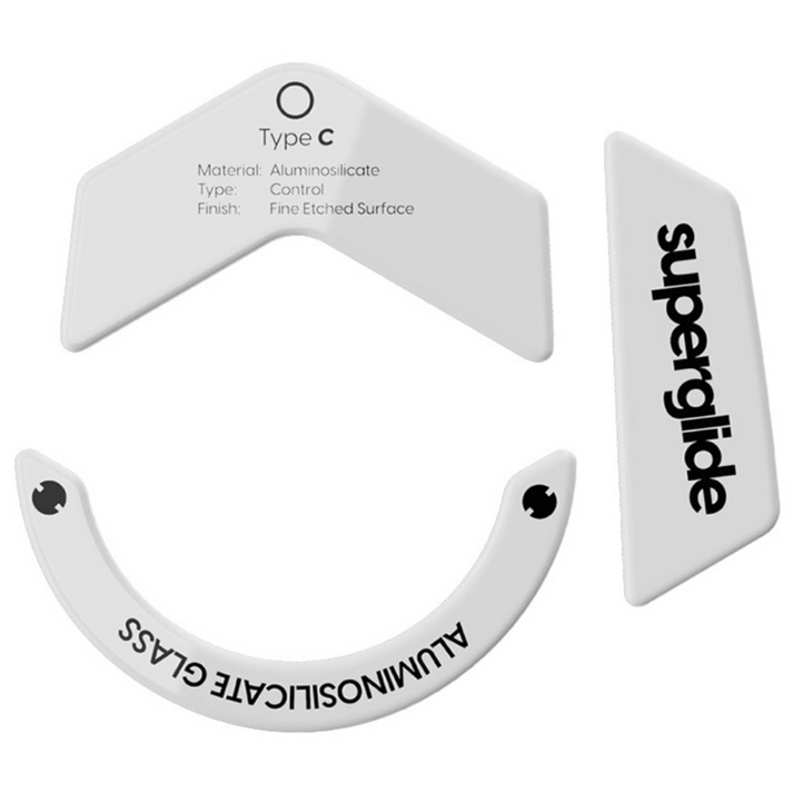 펄사 로지텍 G502X 전용 슈퍼글라이드 글라스 마우스 피트 Type-C 무광, 화이트, L5XSGW2