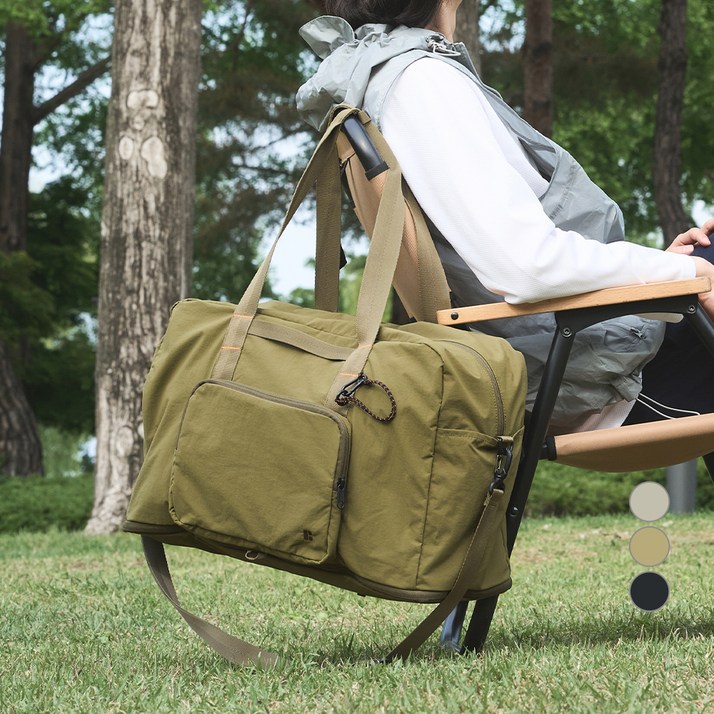 브랜든 여행용 2WAY 멀티 패커블 보스턴백 크로스백