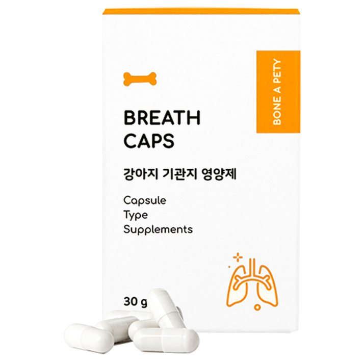 본아페티 강아지 캡스 영양제, 60정, 호흡기/기관지, 1개