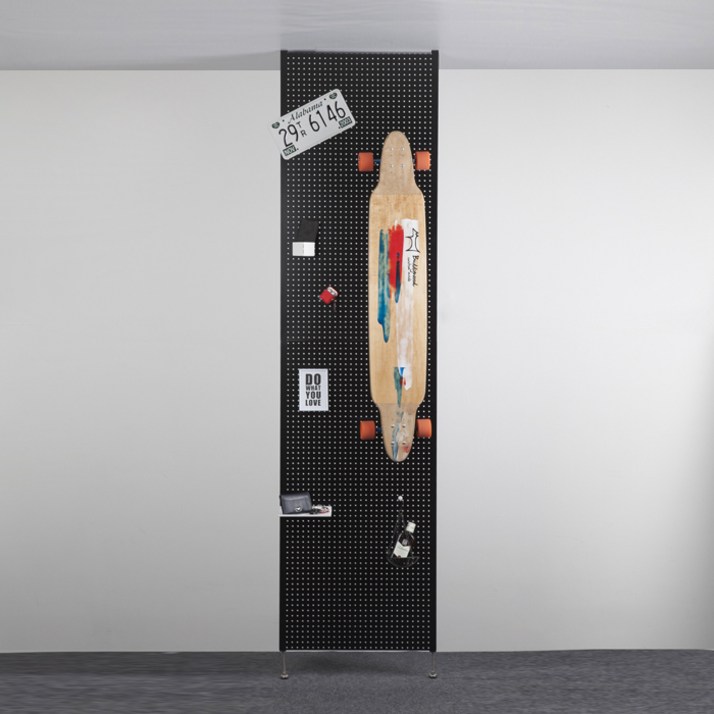 타공판닷컴 가벽 파티션 60cm 결합형 110cm  120cm, 블랙