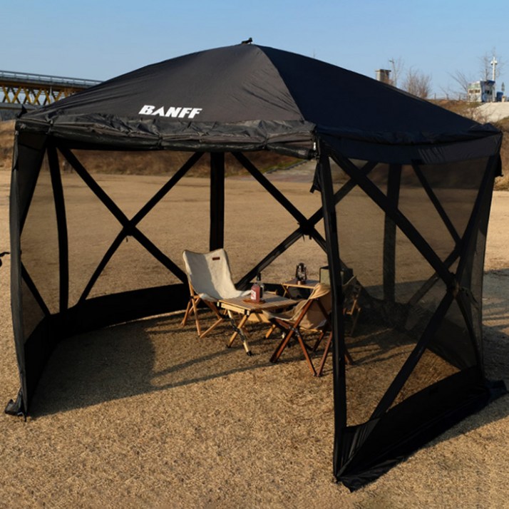 밴프 원터치 육각 스크린 텐트 + 아우터커버
