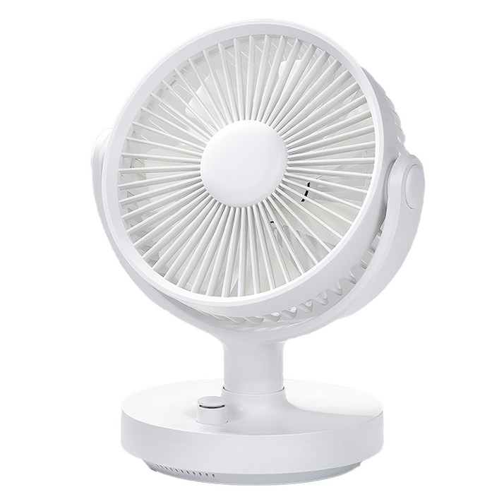 레토 10단 풍량 무선 자동 회전 탁상용 선풍기, LMF-PS02, 화이트