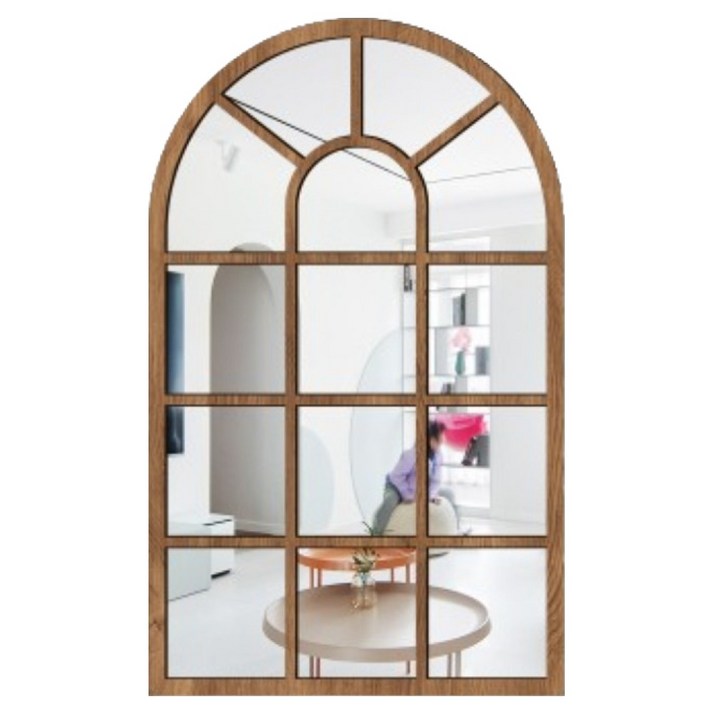 모노젠트 창문모양 아크릴 벽 인테리어 아치형 미러 거울