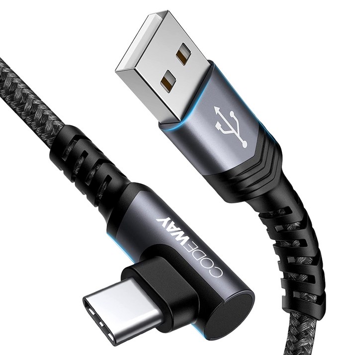 코드웨이 USB A to C타입 고속 충전 케이블, 2m, 단일 색상, 1개 코드웨이 USB A to C타입 고속 충전 케이블, 2m, 단일 색상, 1개