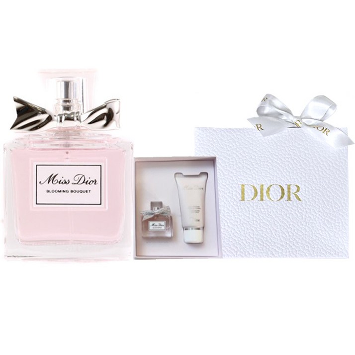 미스디올 블루밍 부케 오 드 뚜왈렛 150ml + 블루밍 부케 디스커버리 키트 (백화점정품, 쇼핑백)