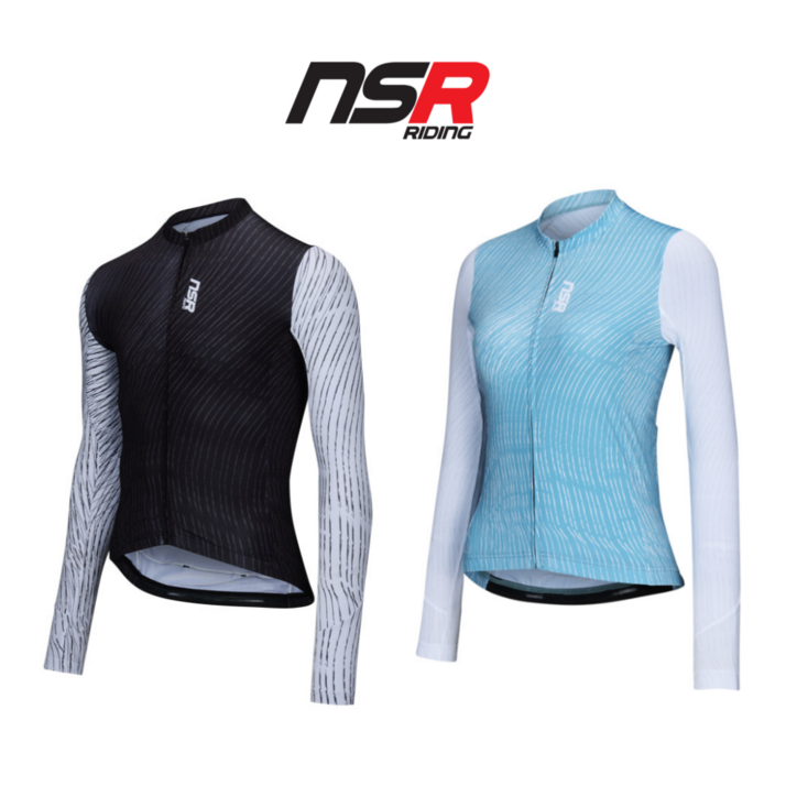 NSR 클럽 시그널 긴팔 져지 자전거 의류 남성 여성