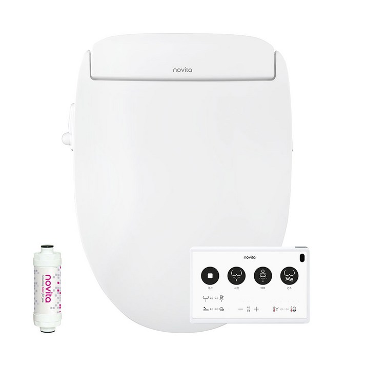 [노비타] 더 편한 프리미엄 IPX4 방수비데 리모컨 착 비데 BD-SH670, 방문설치, BD-SH670 기사