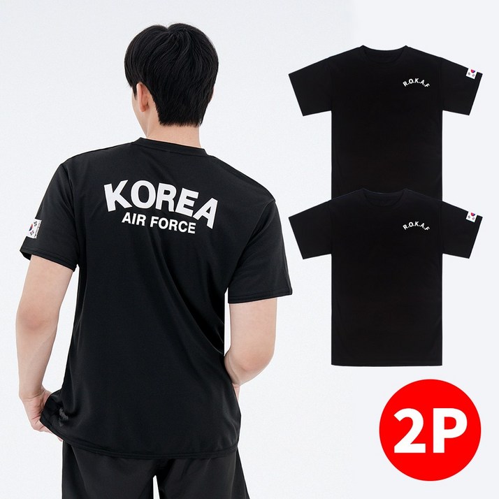 [2P] 공군 ROKAF 로카 반팔티 (2color) - 코리아 에어포스 로카프 공군 로카티