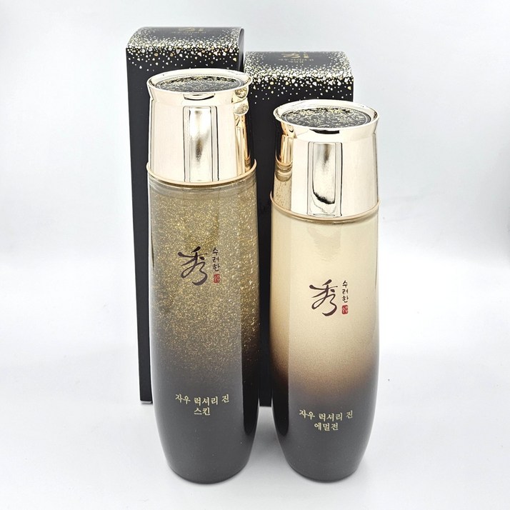 수려한 자우 럭셔리 진 2종 세트 스킨 150ml + 에멀전 130ml, 1세트