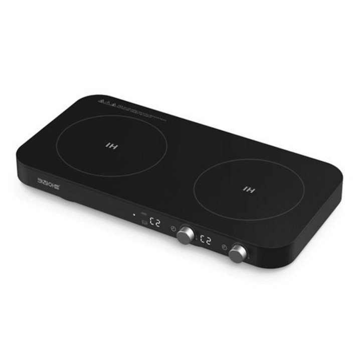 키친아트 인덕션 2구 전기레인지 슬림형 프리스탠딩 2구인덕션 타이머 잠금 고화력 2800W, 일반형, 2구 인덕션 키친아트 인덕션 2구 전기레인지 슬림형 프리스탠딩 2구인덕션 타이머 잠금 고화력 2800W, 일반형, 2구 인덕션
