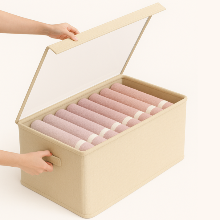 살림결 옷 수납 정리함 먼지없는 수납함