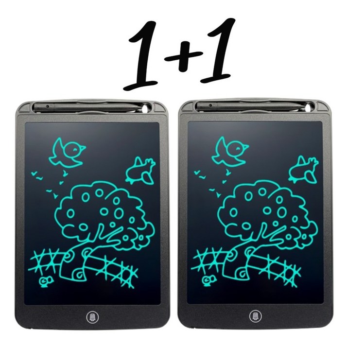 11 전자칠판 메모 전자 노트 그림 칠판 패드 8.5인치 원터치 2개