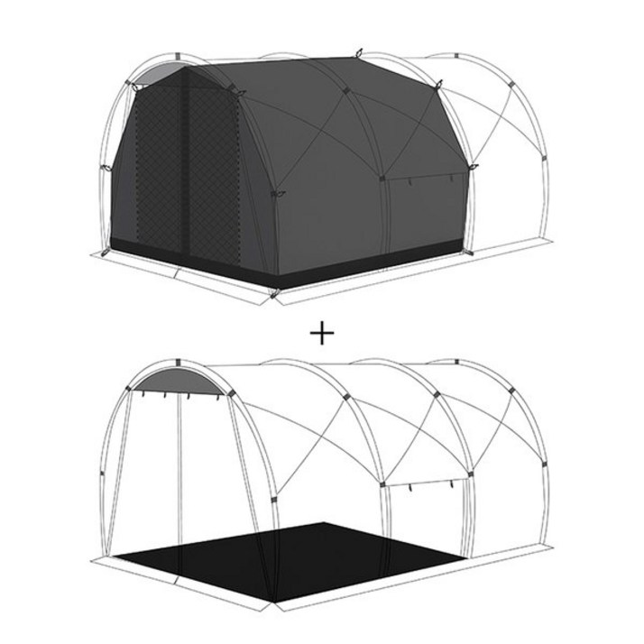 헬리녹스  택티컬 필드 터널 4.35 이너텐트 4P  풋프린트 174205Moony