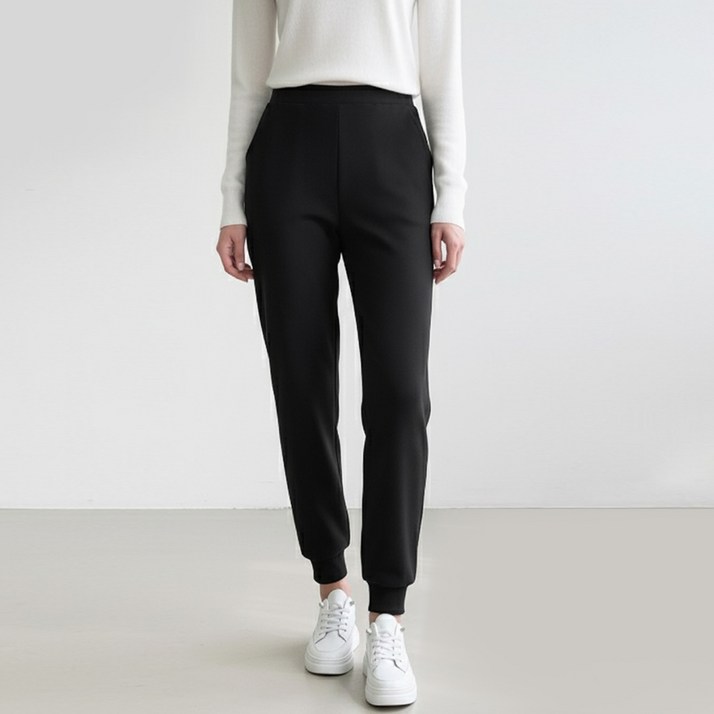 기모 조거 에이플심플 여성 기모 조거팬츠 겨울 융털 조거바지