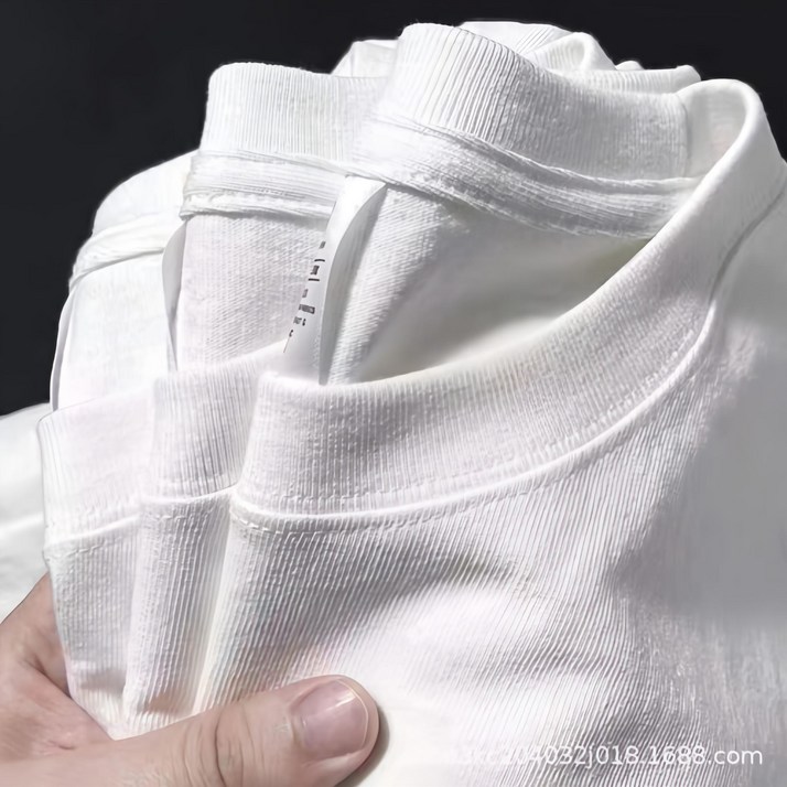 111 편안한 착용감 기본 무지 흰티 반팔 30수 레이어드 이너티 면티