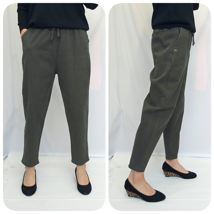 면스판 배기팬츠 일자면바지 11