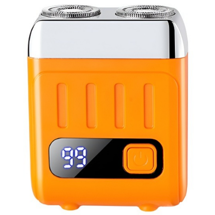 111독일의 기술스마트 디지털 디스플레이 더블 링 메쉬 전동 면도기 자기흡인 전기면도기 단순 세척고속전기, 블랙오렌지2, SQ80PRO MAX