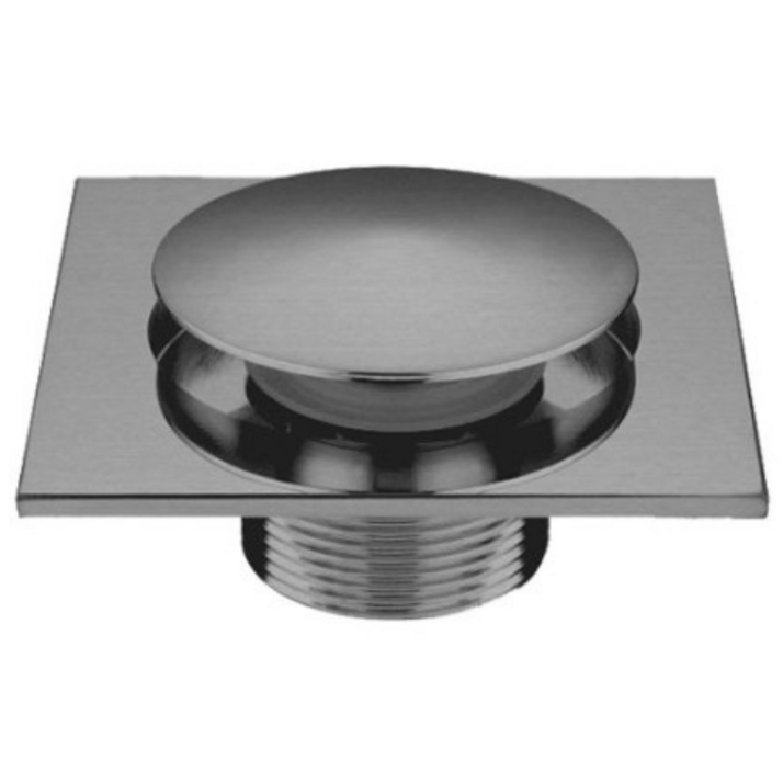 루바인 조적 욕조 유가 (100X100) (배수구 덮개) 블랙 헤어라인 BD1001B/H, 1개