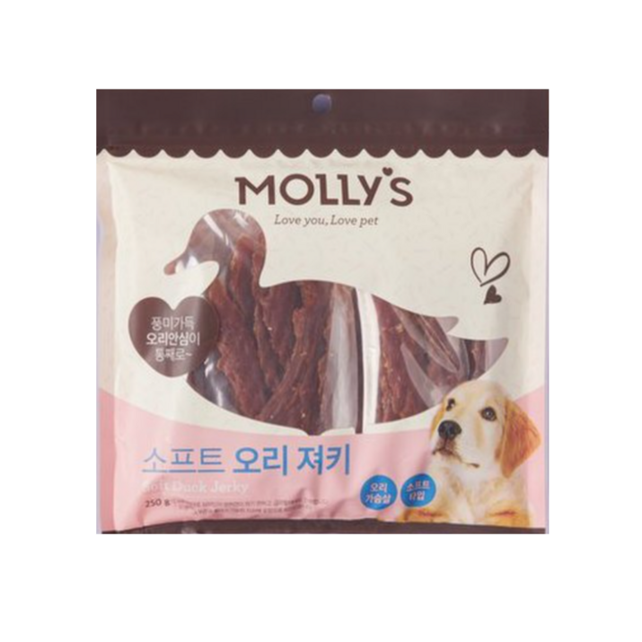 몰리스 소프트 오리 져키 250g