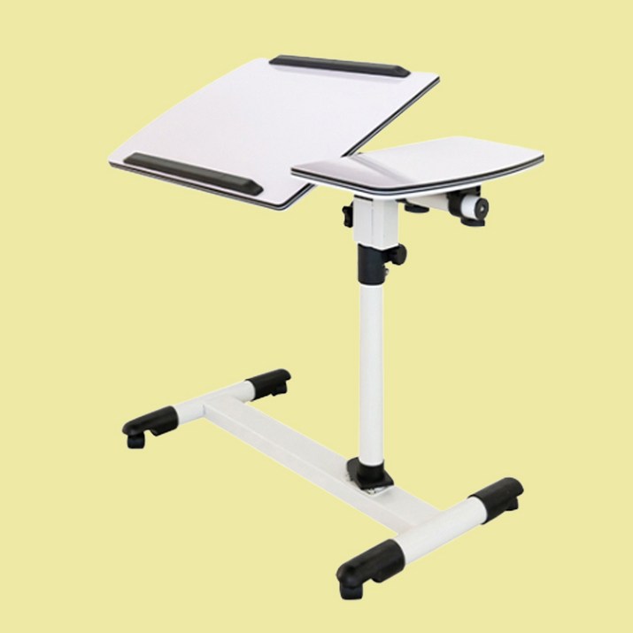 360도 회전 이동식 각도조절 높이조절 접이식 다용도 테이블, 기본