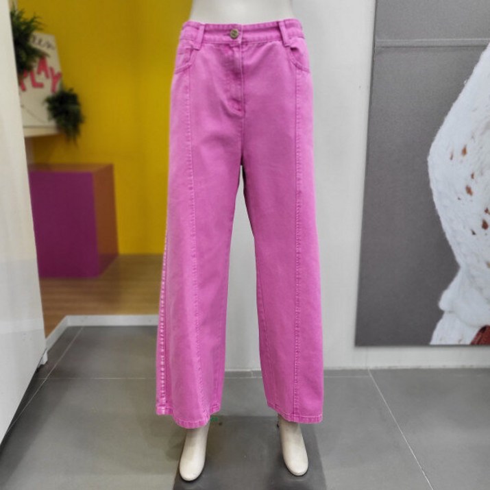 베네통 다잉 와이드 데님팬츠 BADP02341 PKDJ