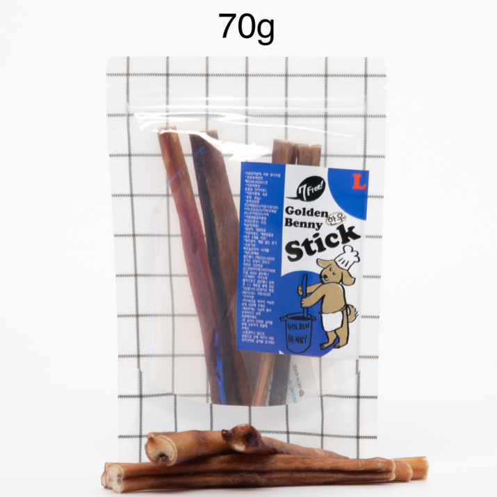 골든베니 한우스틱 오래먹는 간식 소우신 불리스틱 우스틱 70g