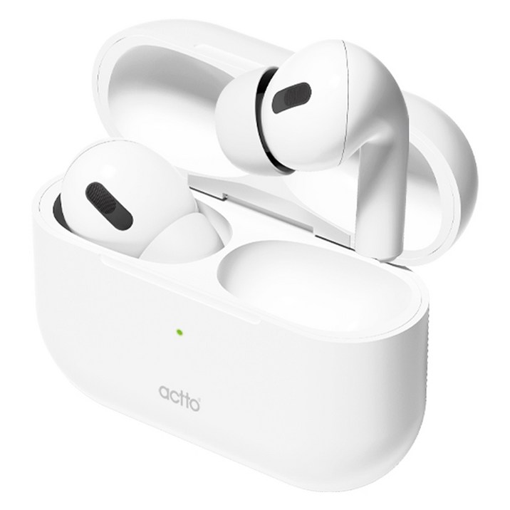엑토 이노센트 무선 블루투스 이어폰, TWS-21, 화이트, 3시간, TWS-21, 화이트