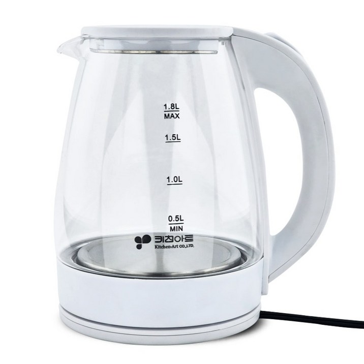 키친아트 포이베 유리 전기주전자 1.8L