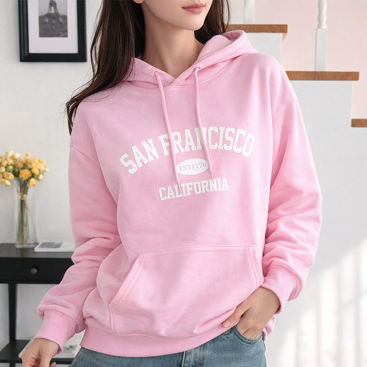 라라온 레터링 빈티지 맨투맨 후드티 TSP1169