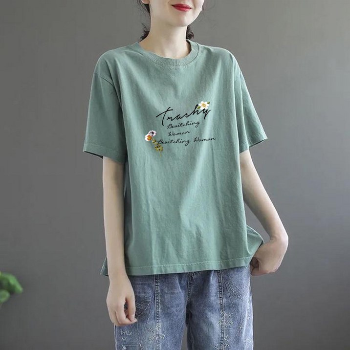 유토밸런 여성용 자스민 반팔 티셔츠