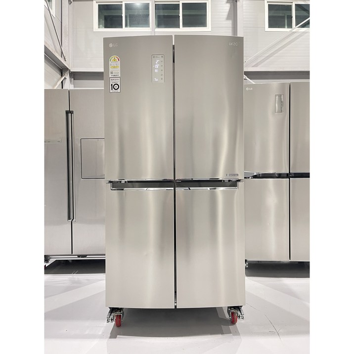 131 LG 870리터 대용량 4도어 중고냉장고 미니테이블 히든버튼 매직스페이스 메탈 상태깨끗