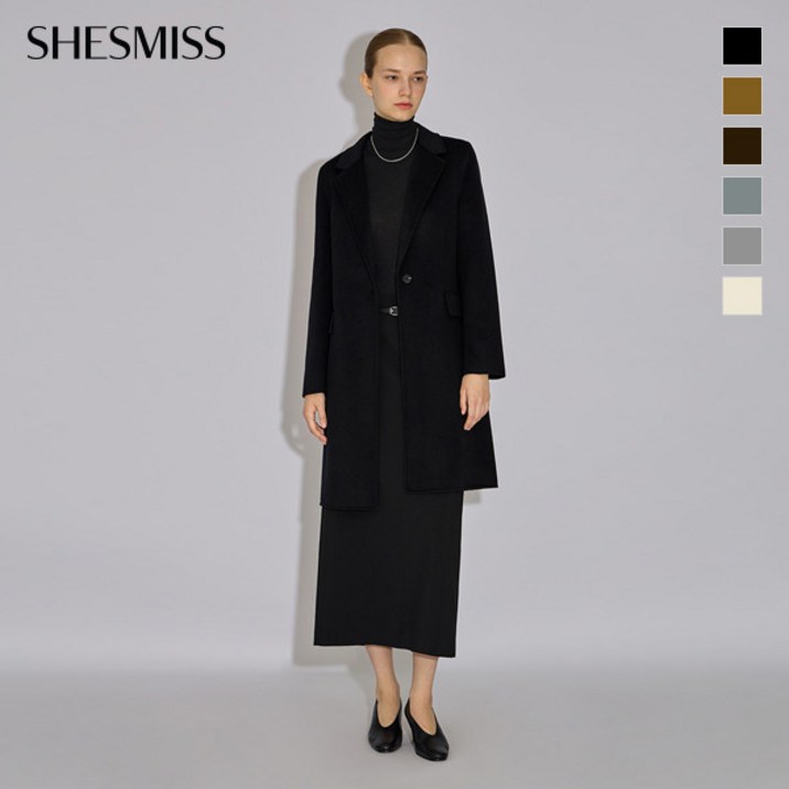[백화점] 쉬즈미스 울 원버튼 핸드메이드 코트_SWHCTO42010 157083