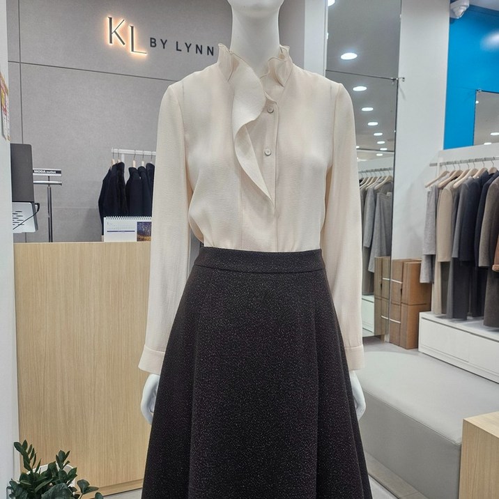 KL 플로우러플블라우스KMWBLQB020_IC