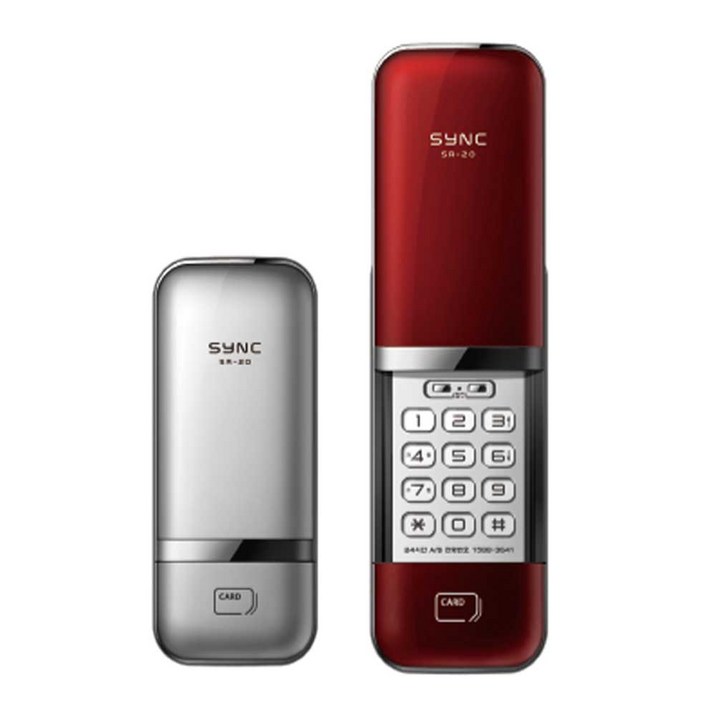 디지털도어락 SR20 아파트현관 철문 보조키, 1개