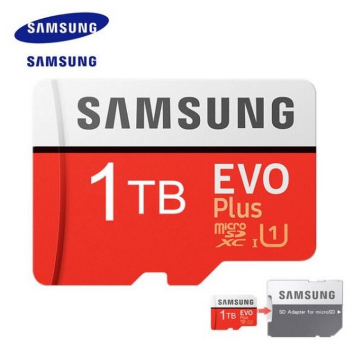 마이크로sd카드1tb 새로운 원본 Samsung SD 카드 128GB 256GB 512GB 1TB 메모리 카드 Class10 EVO 선택 TF 카드 Minisd 플래시 Usb Pendrive 무료 어댑