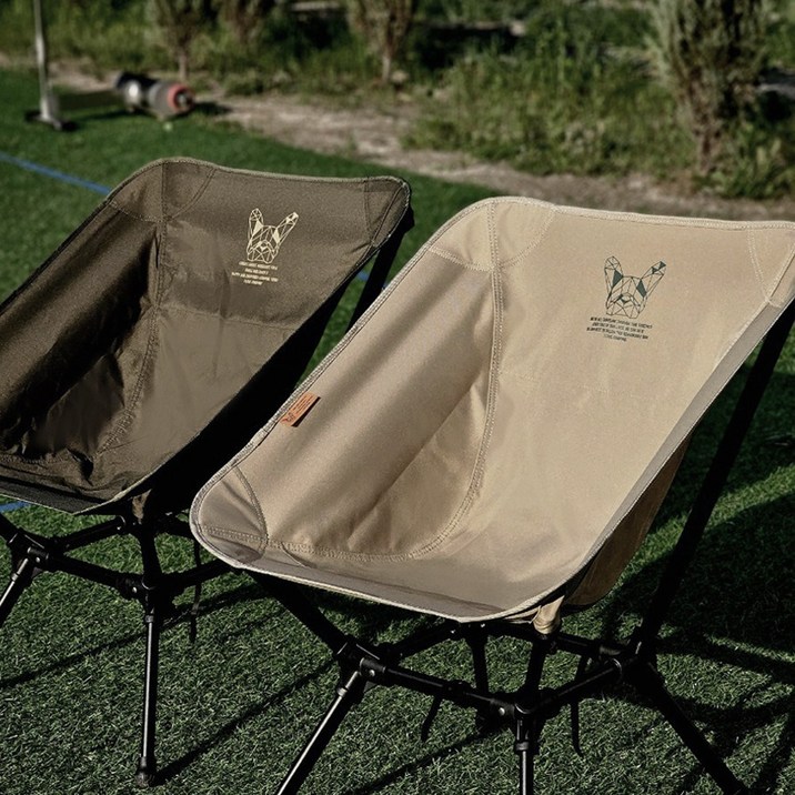 매드독캠프 카몬70프레임 캠핑 경량 체어 내하중180kg, 탄 베이지, 1개