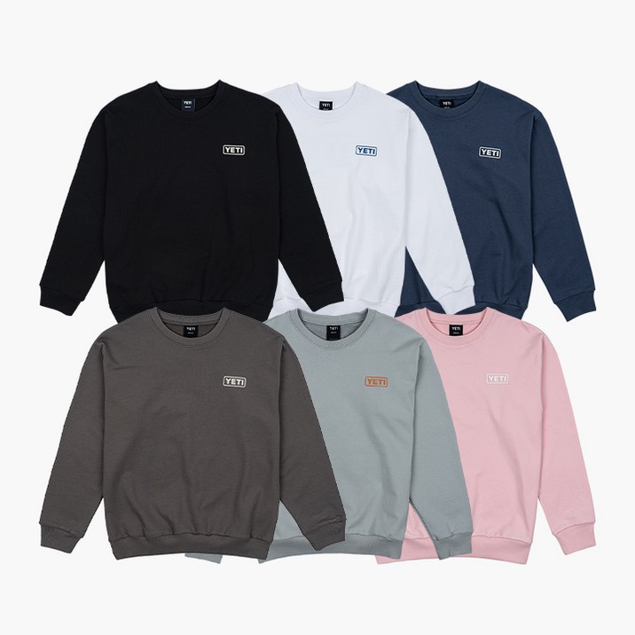 YETI (예티) 2025년 남여공용 맨투맨 시즌오프