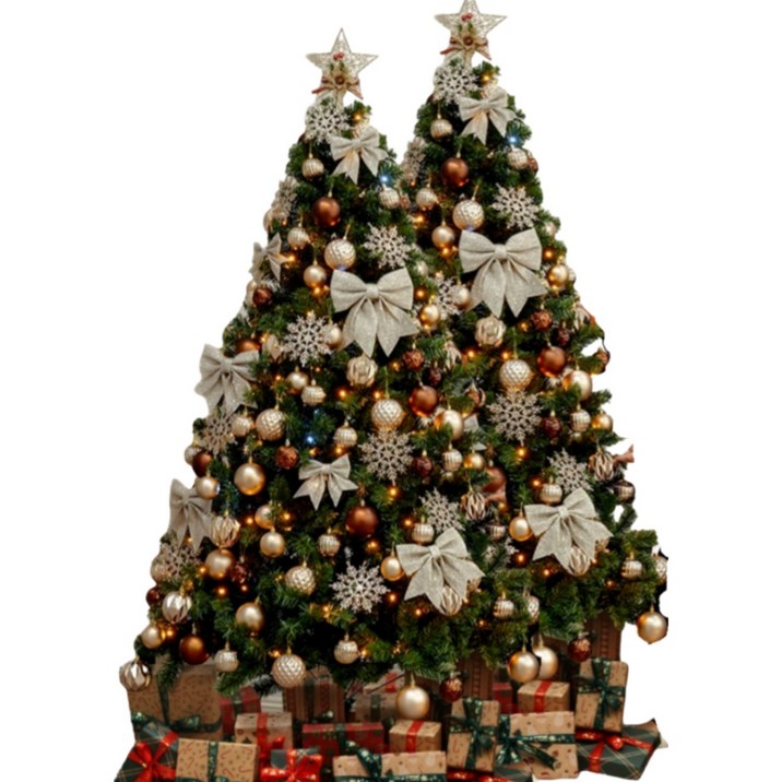 루미엘트리 고급형 크리스마스 대형 트리 카페 매장 선물상자 장식 이벤트