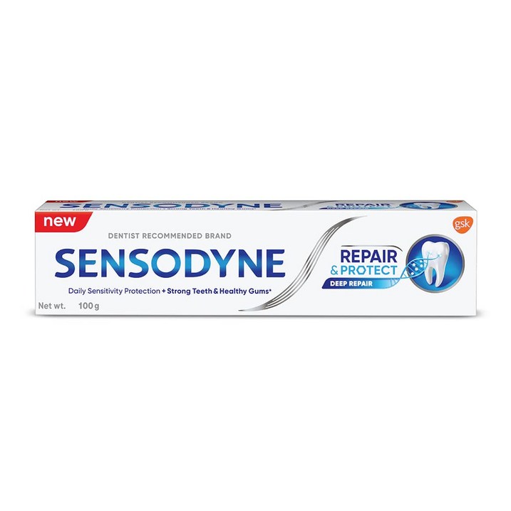 Sensodyne Repair Toothpaste Repair  Protect Sensitivity Relief Tooth Decay, 4개, 100g