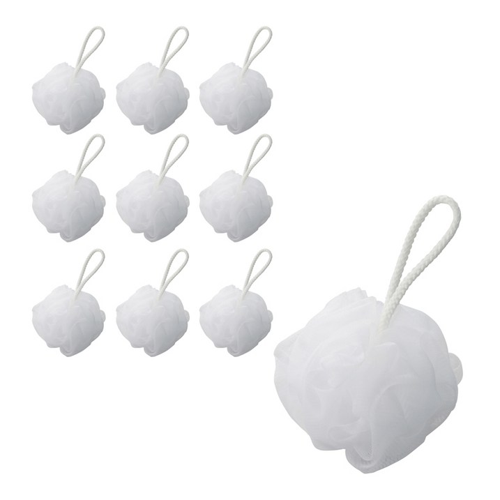 무인양품 MUJI 바디 샤워 네트 S, 4945247506440, 화이트, 10개, 1개