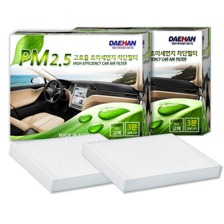대한 PM2.5 초미세먼지 필터, 1개, 현대 P099 올뉴투싼 2015
