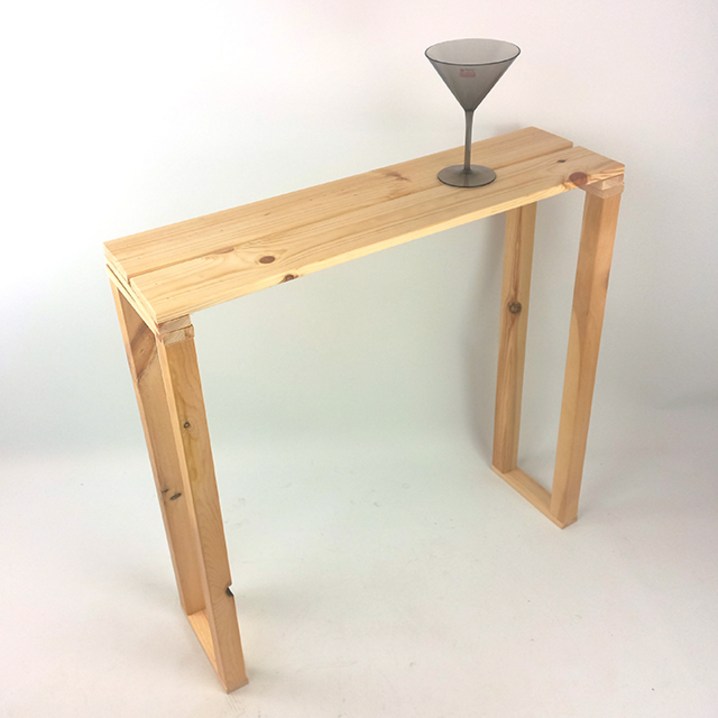 높이조절 슬림 테이블 창문 창가 파레트 맞춤식 주문제작 PM09