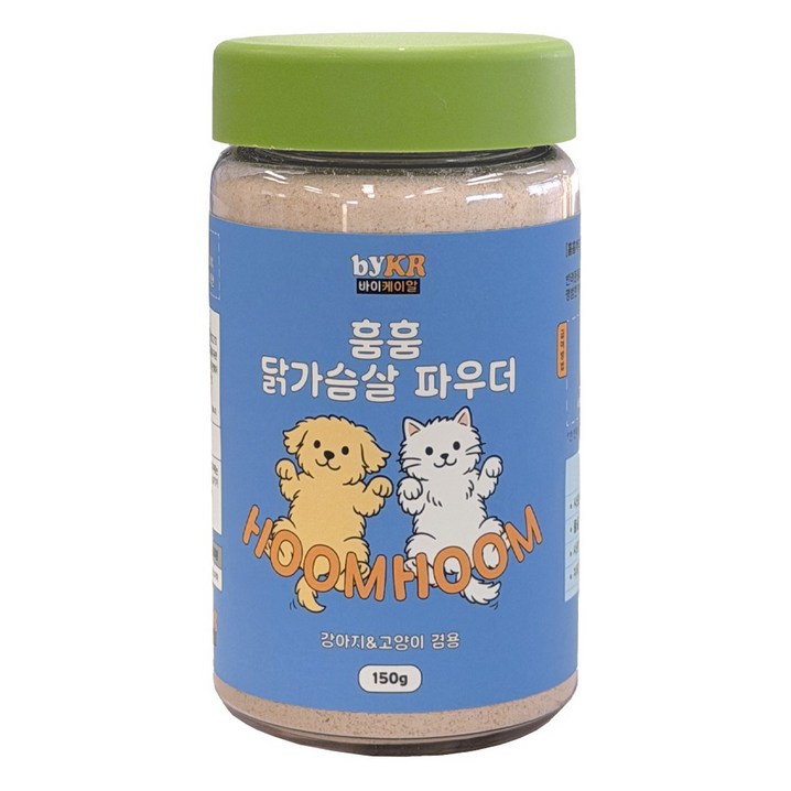 바이케이알 훔훔 한스푼으로 채우는 고단백 닭가슴살 파우더, 2개, 저지방, 150g